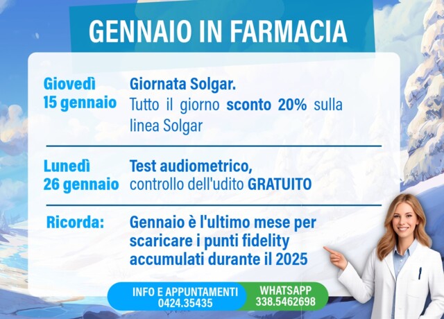 31/01 - Iniziamo il 2026