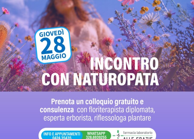 28/05 - Naturopata in farmacia