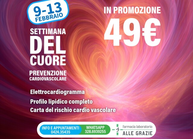 13/02 - Settimana della prevenzione cardiovascolare