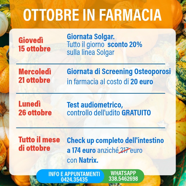 eventi ottobre